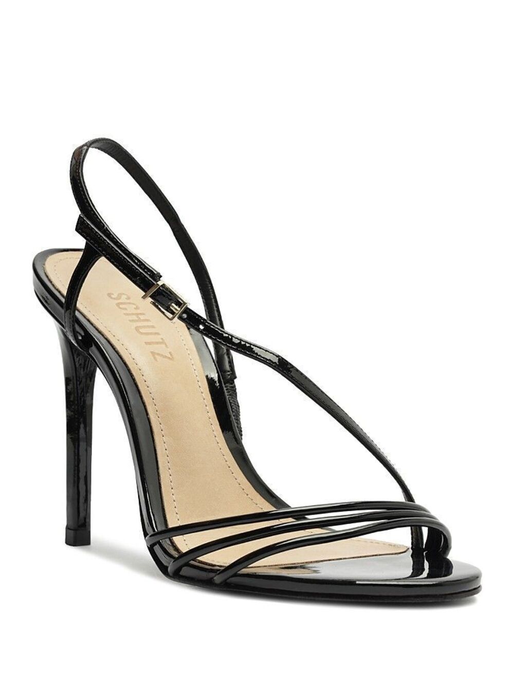 Schutz Inez Strappy High Heel Sandals Black 11B ($138)